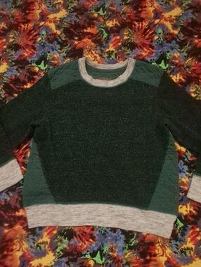 Cat & Jacķ Boys Green Sweater
